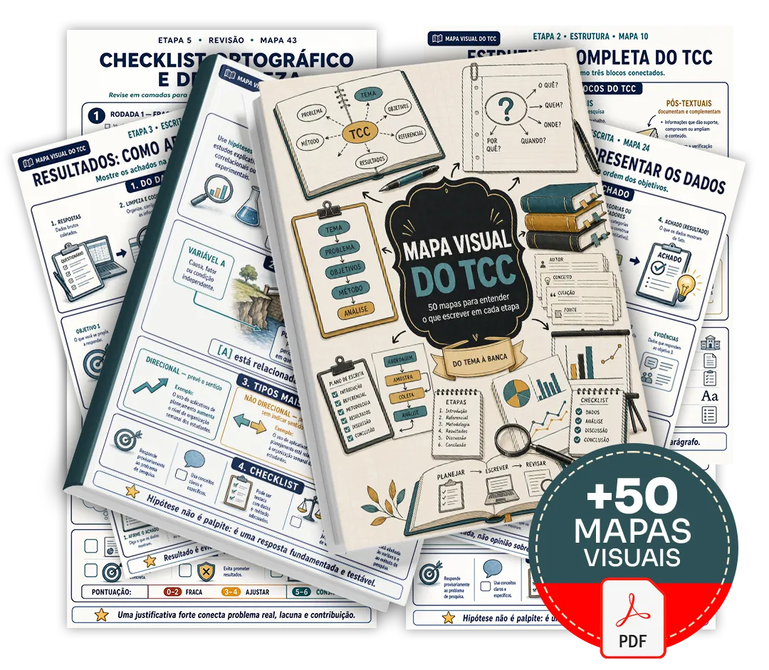 Mockup principal do Mapa Visual do TCC
