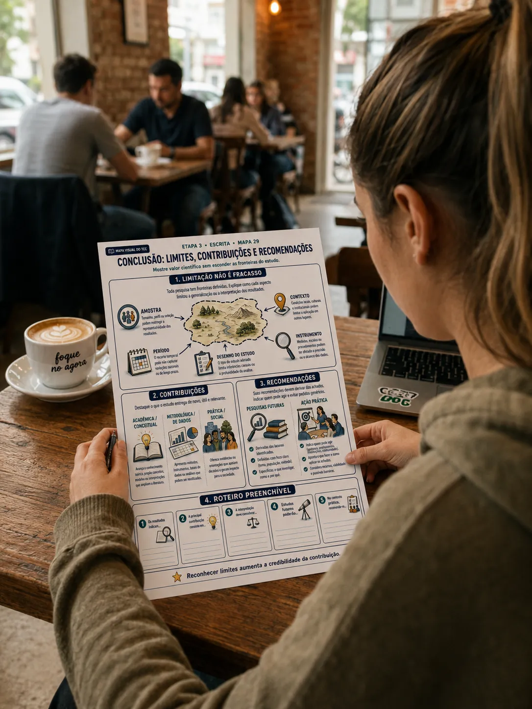 Material visual sendo consultado 1